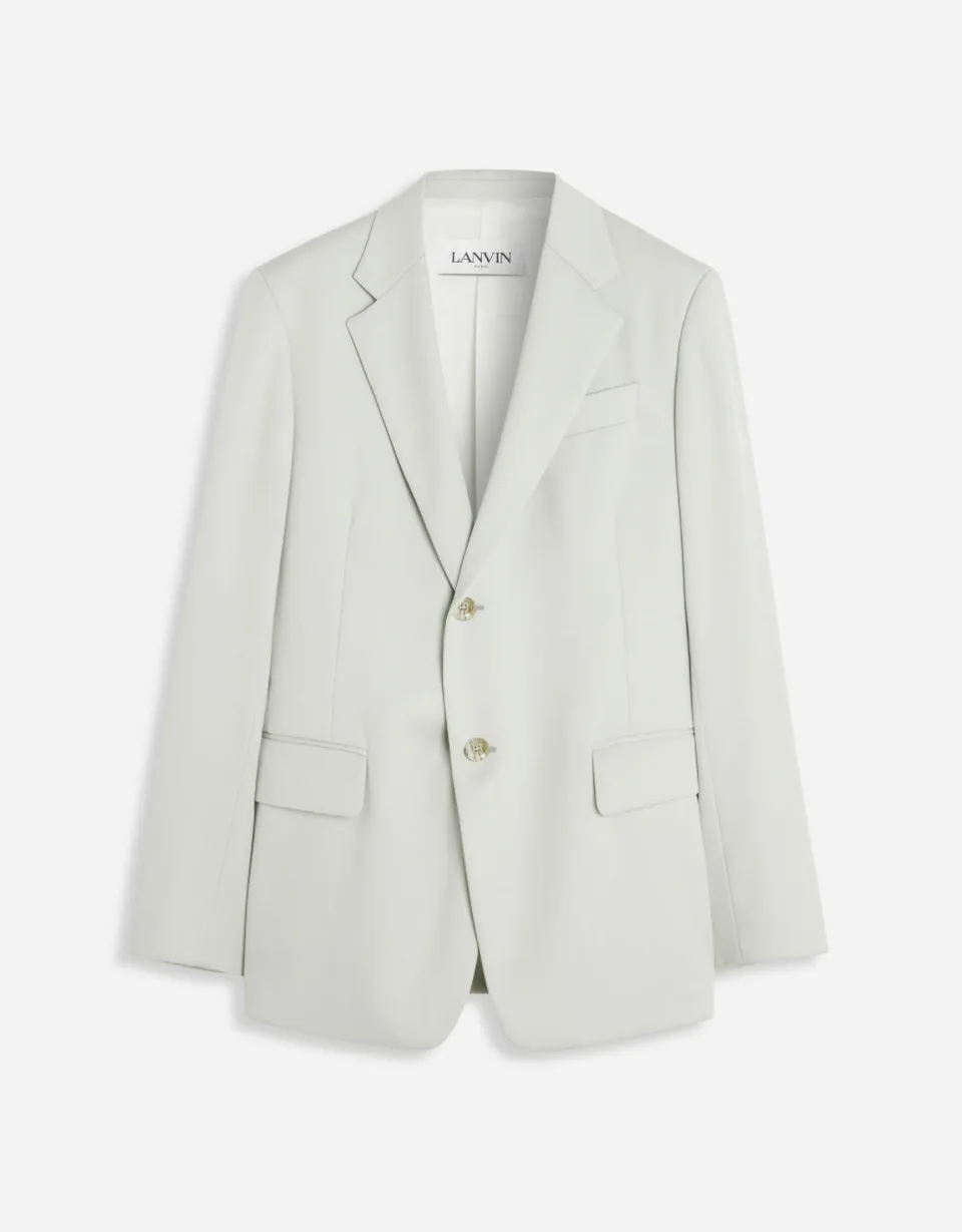Lanvin Single-Breasted Boxy Jacket YSM