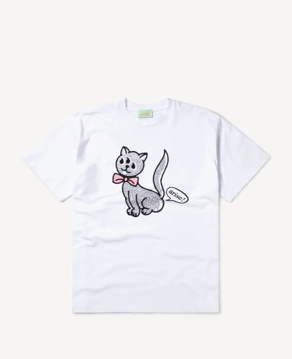 Tuatura Cat SS T.Shirt White