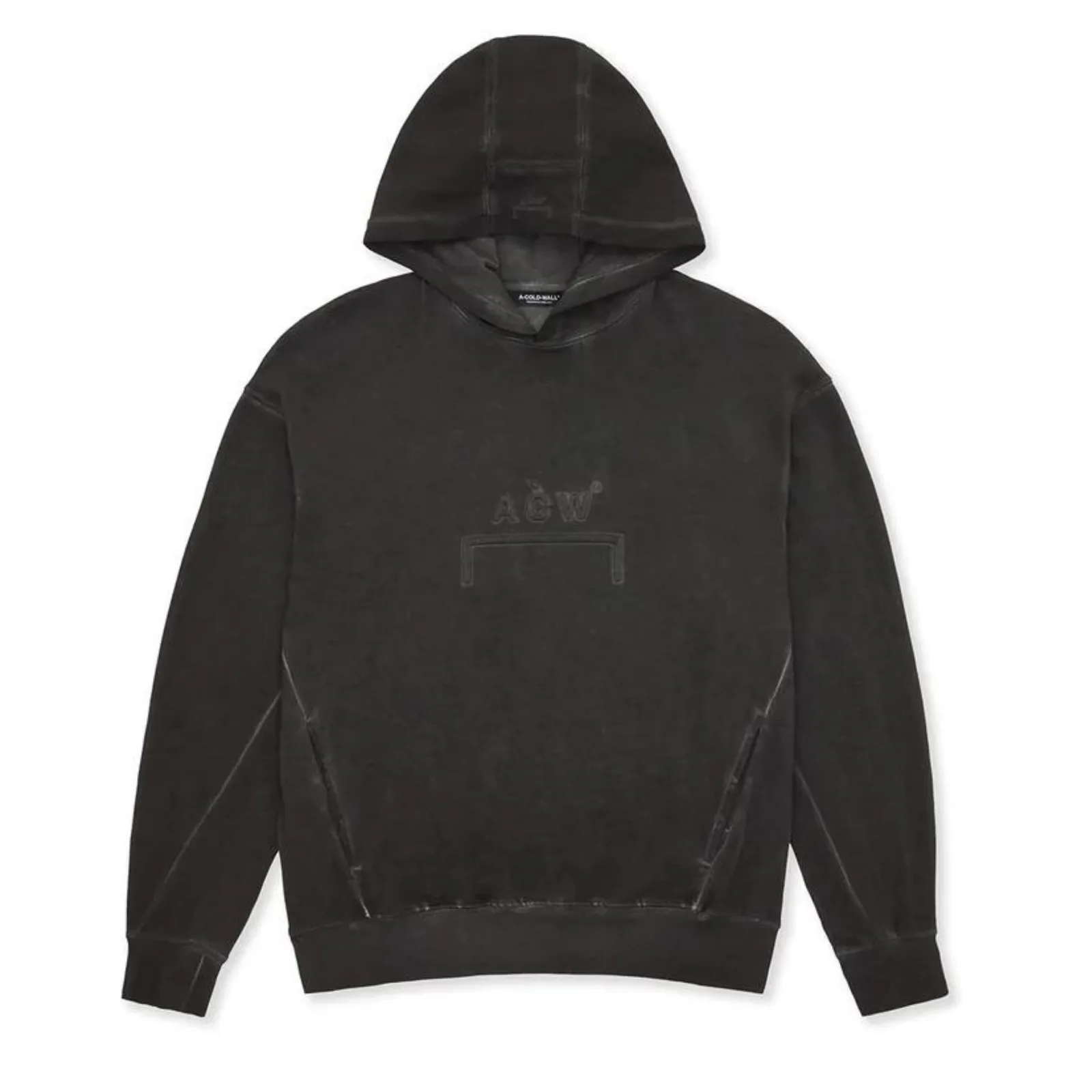 A-COLD-WALL Dissolve Dye Hoodie Black